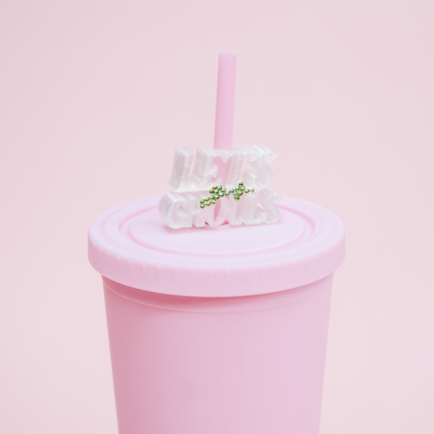 Let's Go Ghouls Straw Charm