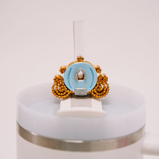 Carriage Straw Charm