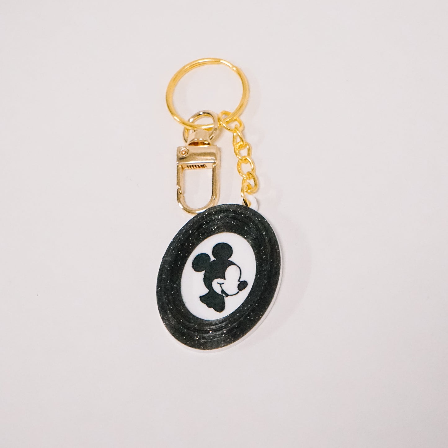Silhouette Frame Bag Charm