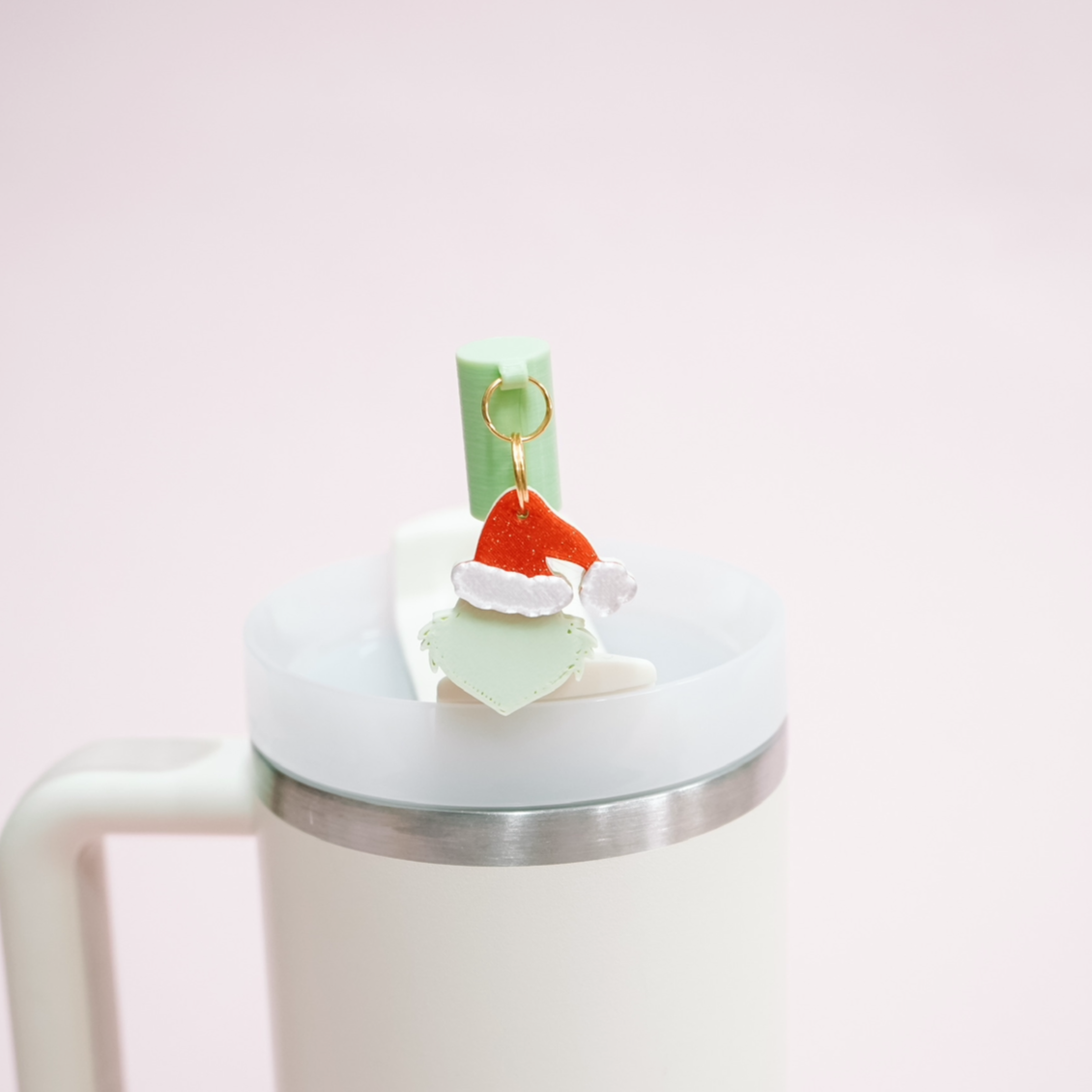 Christmas Thief Charmed Straw Cover
