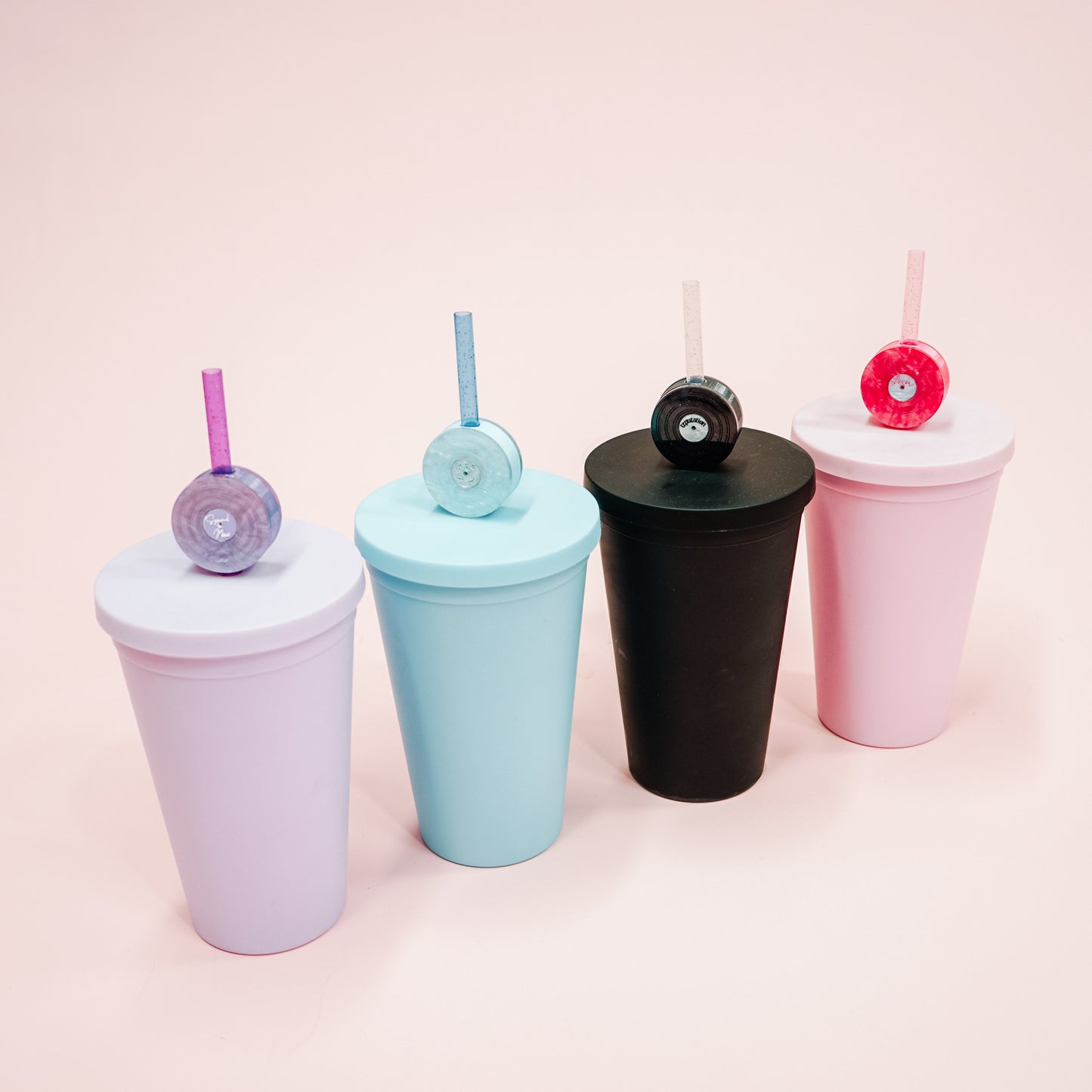 Record Straw Charm