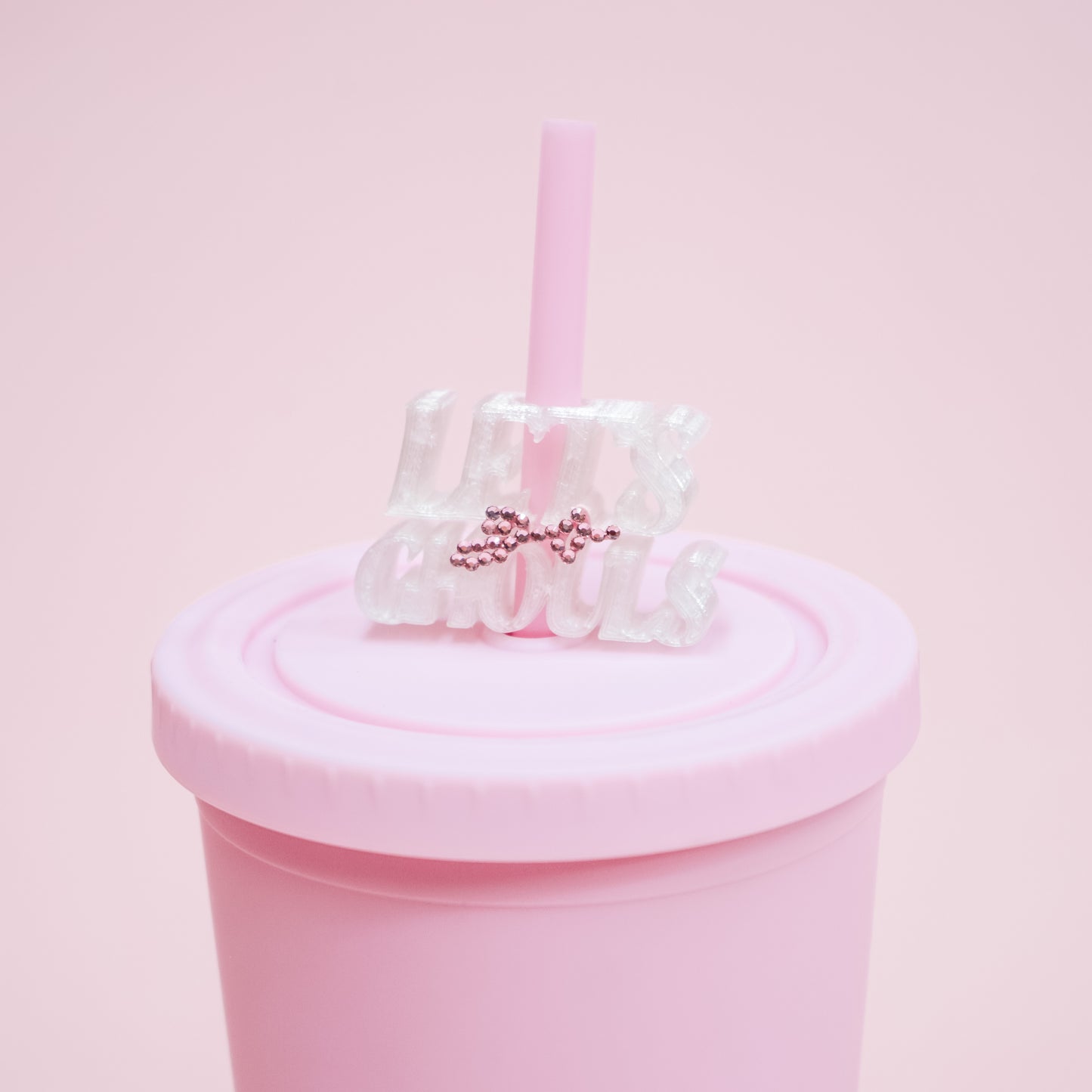 Let's Go Ghouls Straw Charm