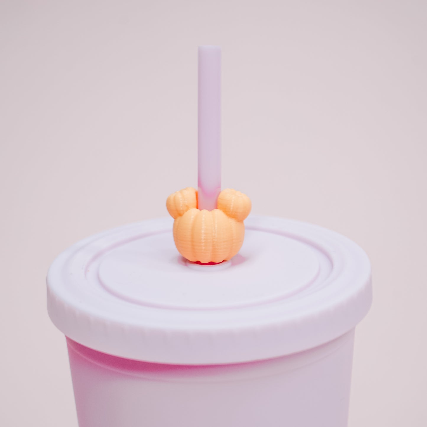 Mini Ears Pumpkin Straw Charm