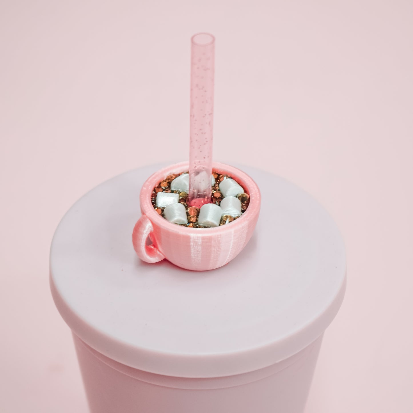 Hot Coco Straw Charm