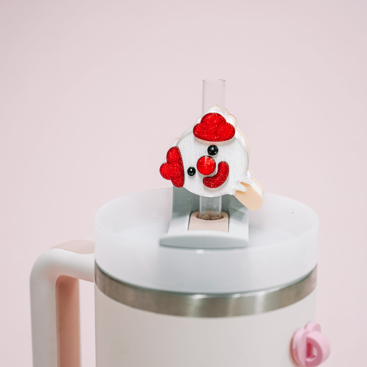 Clown Pop Straw Charm