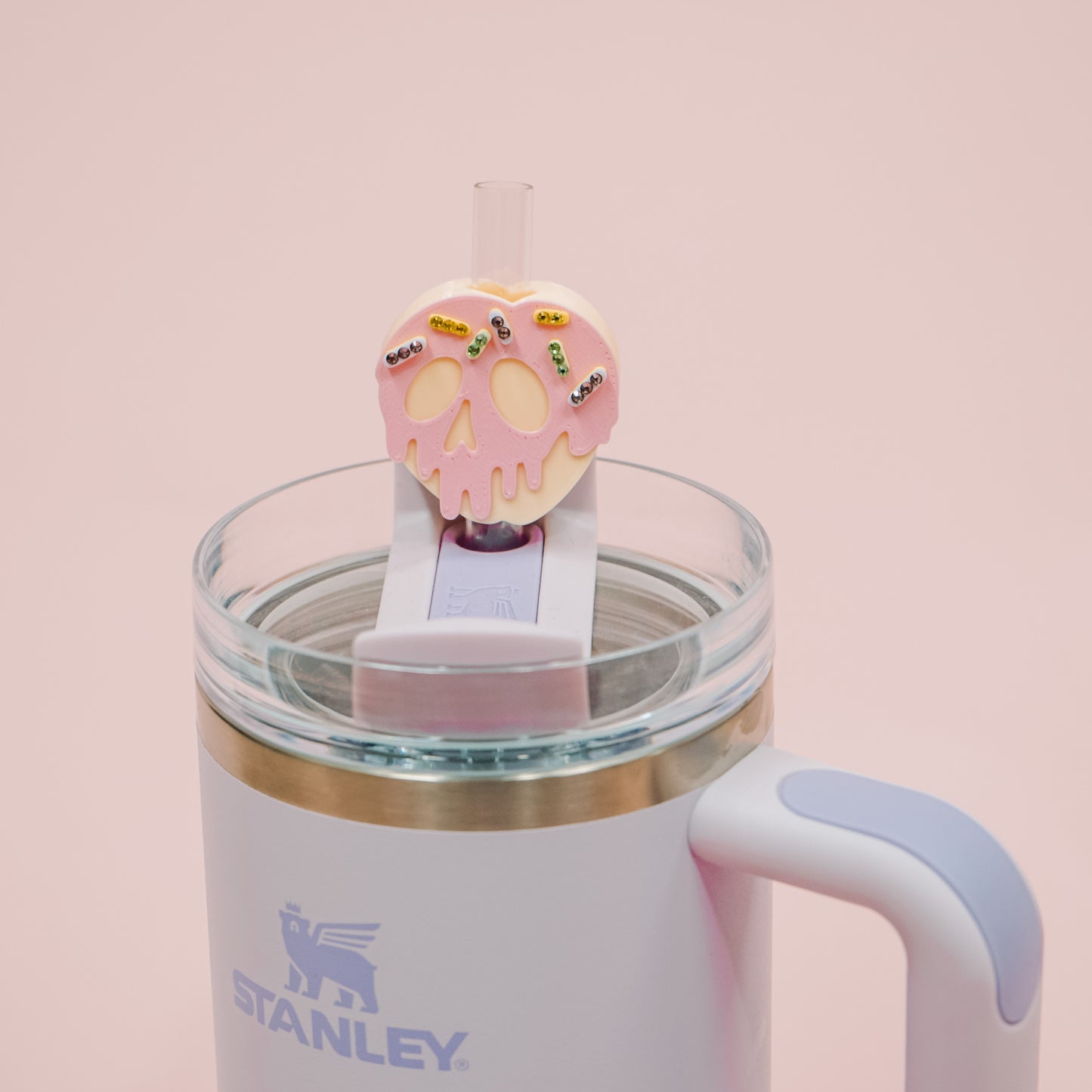 Poison Apple Straw Charm