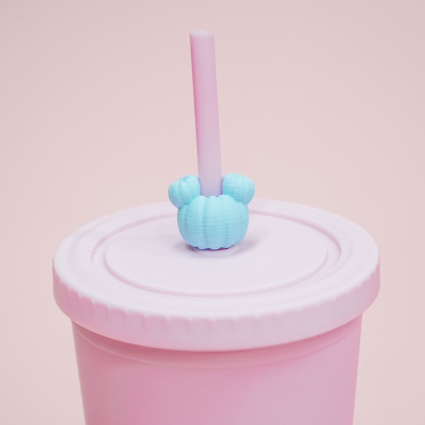 Mini Ears Pumpkin Straw Charm