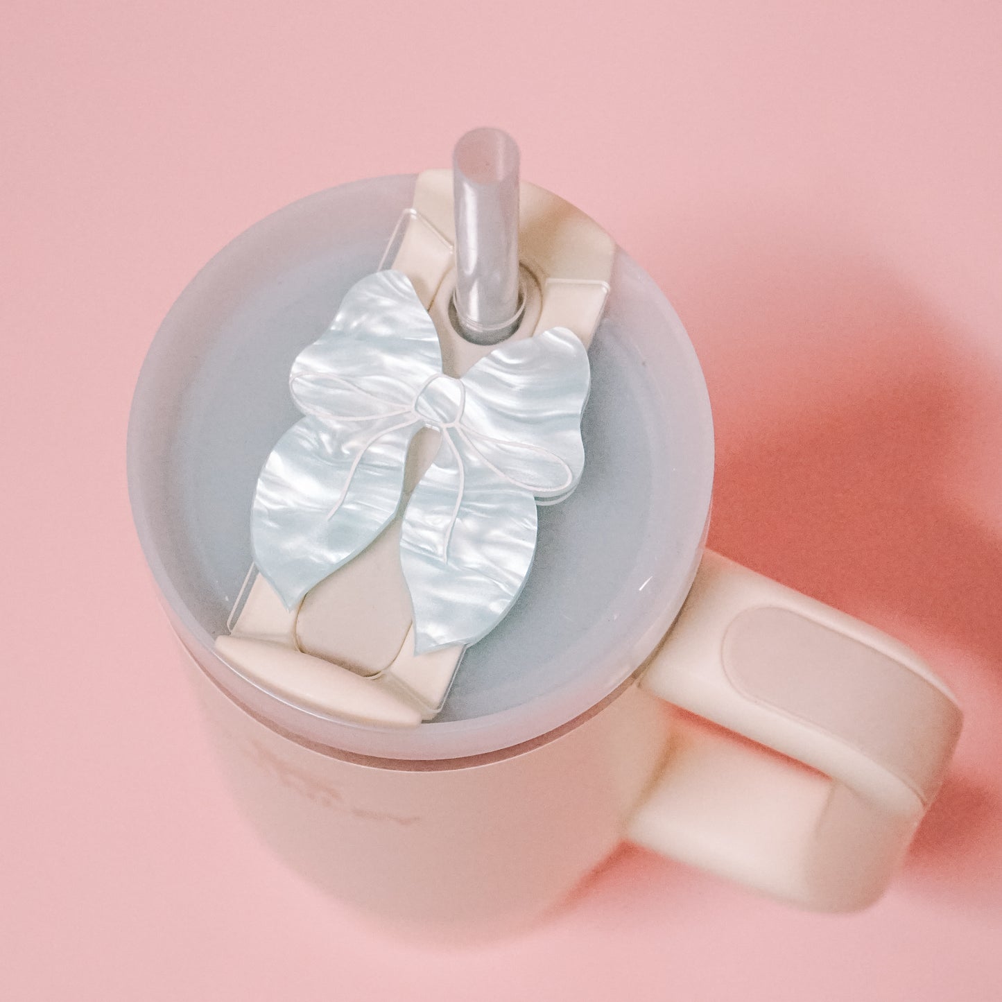 Pastel Bow Lid Plate