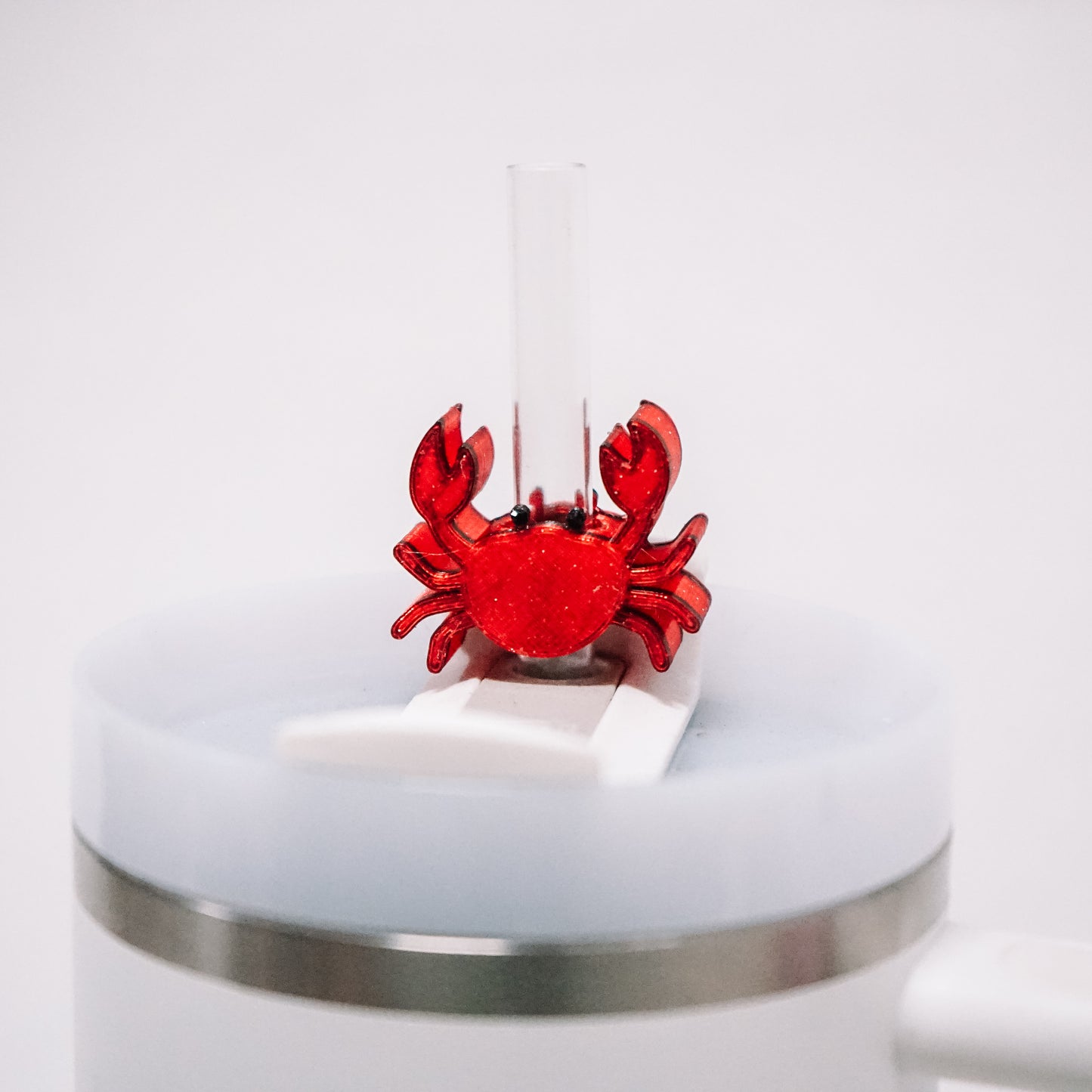 Crab Straw Charm