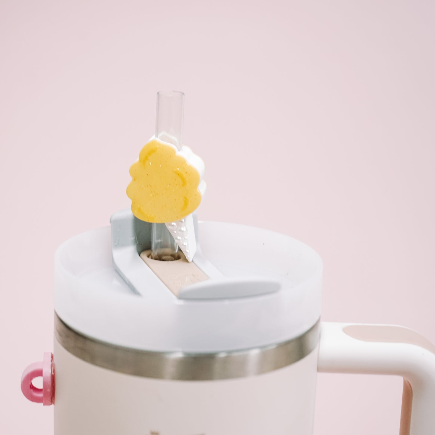 Cotton Candy Straw Charm