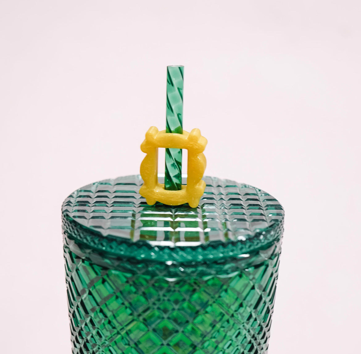 I’ll Be There For You Straw Charm