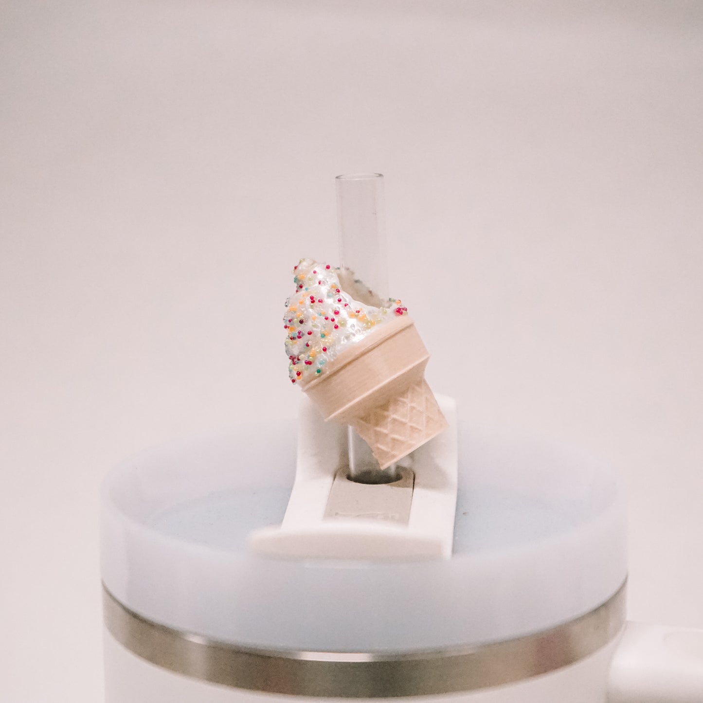 Soft Serve Straw Charm