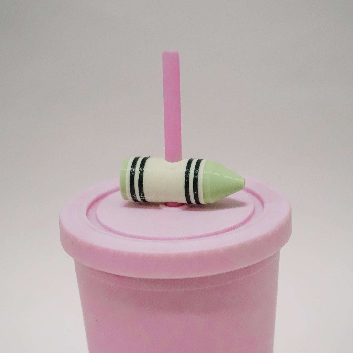 Crayon Straw Charm