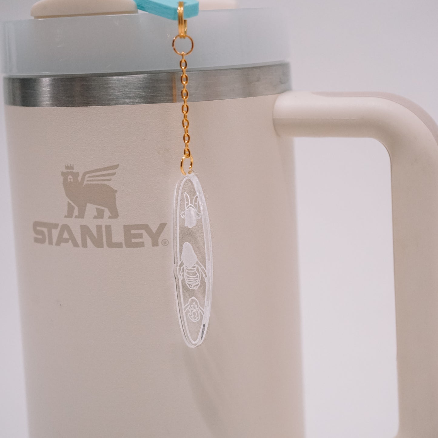 Hawaiian Rollercoaster Straw Dangle