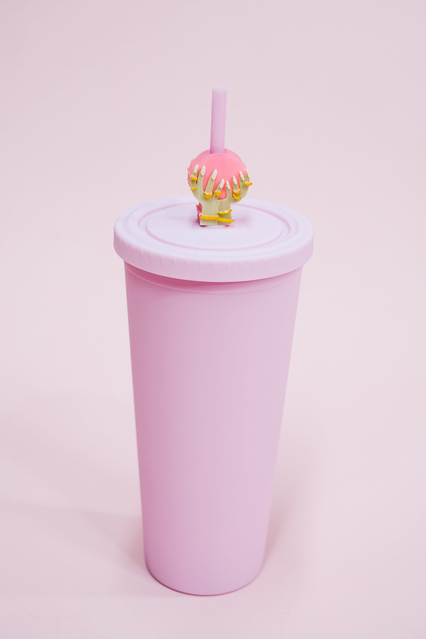 Crystal Ball Straw Charm