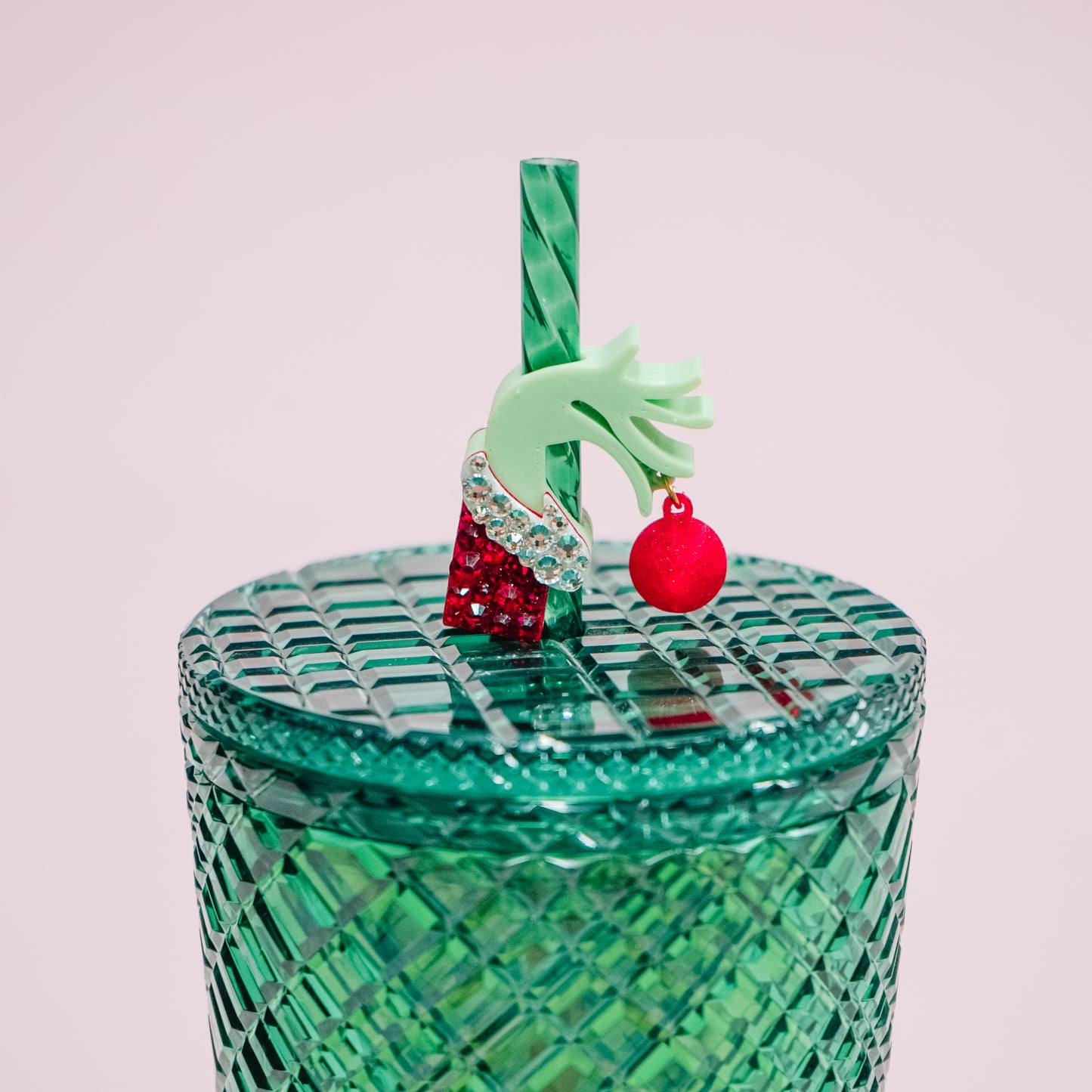 Christmas Thief Straw Charm