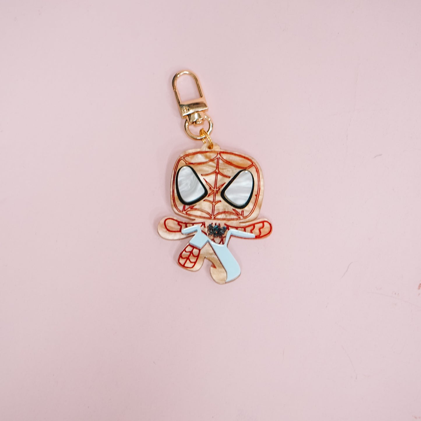 Ginger Spidey Bag Charm