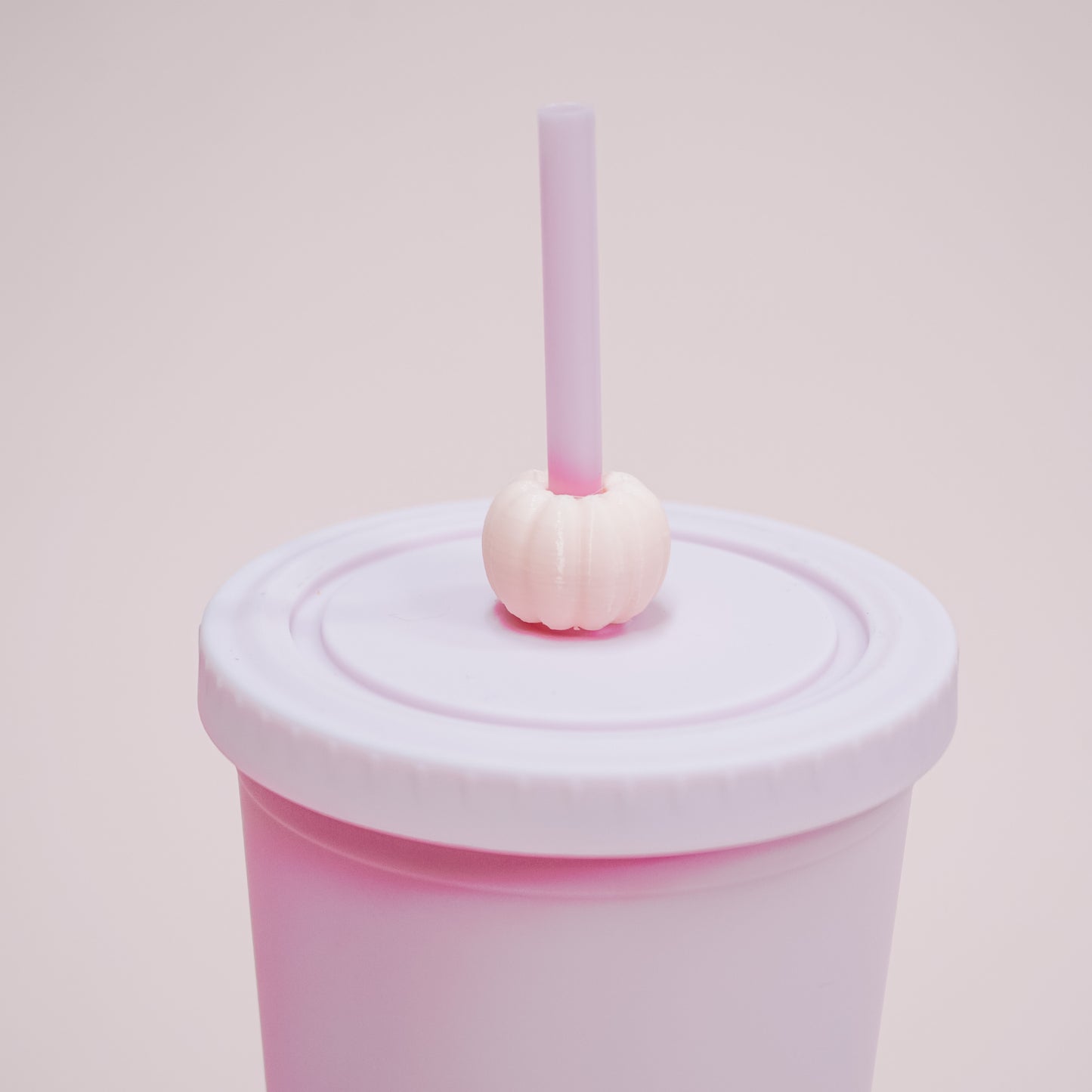 Mini Pumpkin Straw Charm