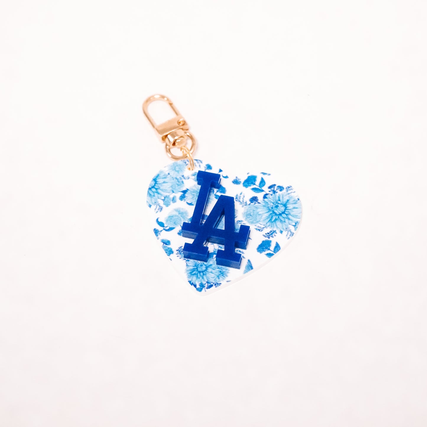 Floral LA Bag Charm