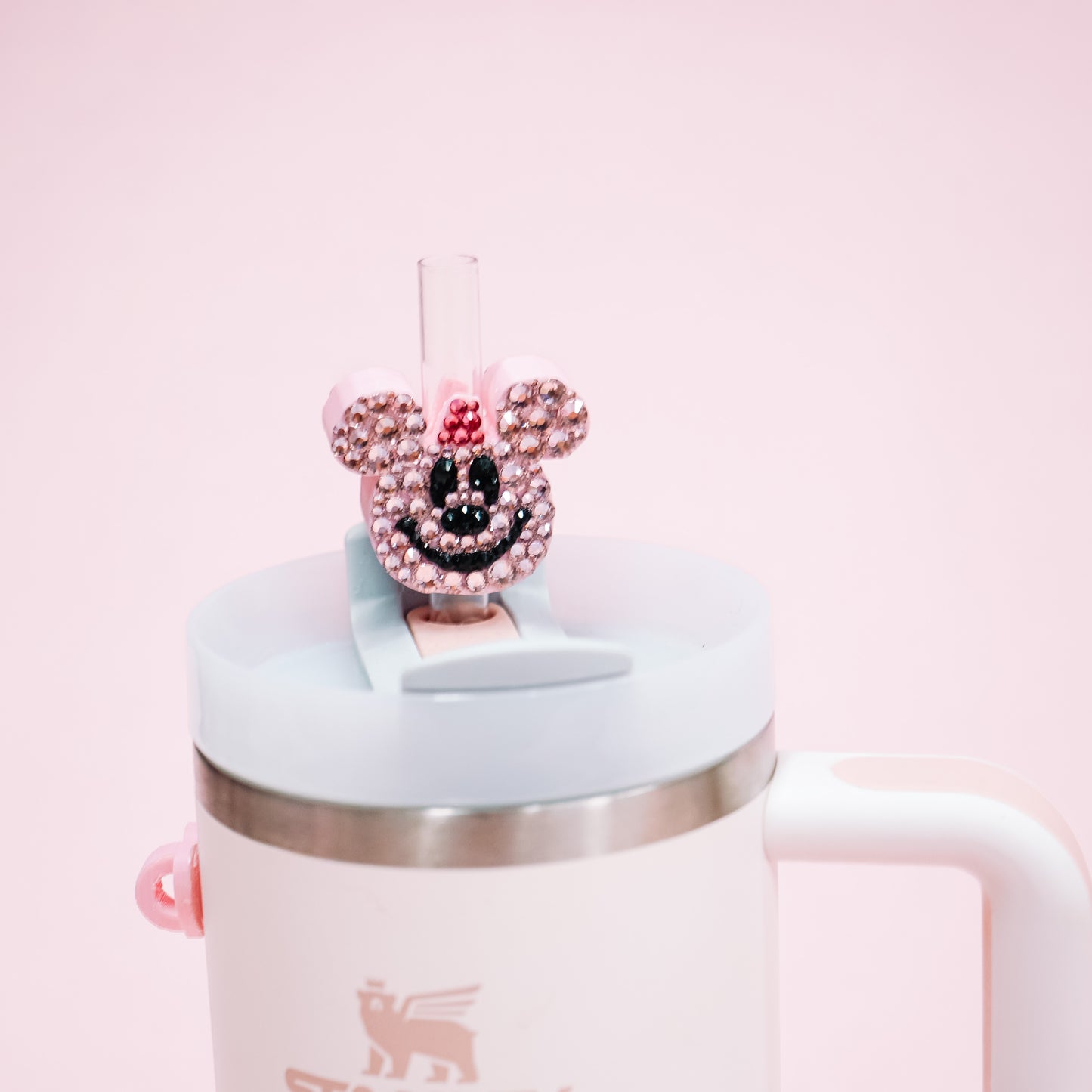 Mouse Pumpkin Straw Charm