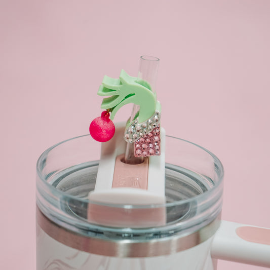 Christmas Thief Straw Charm