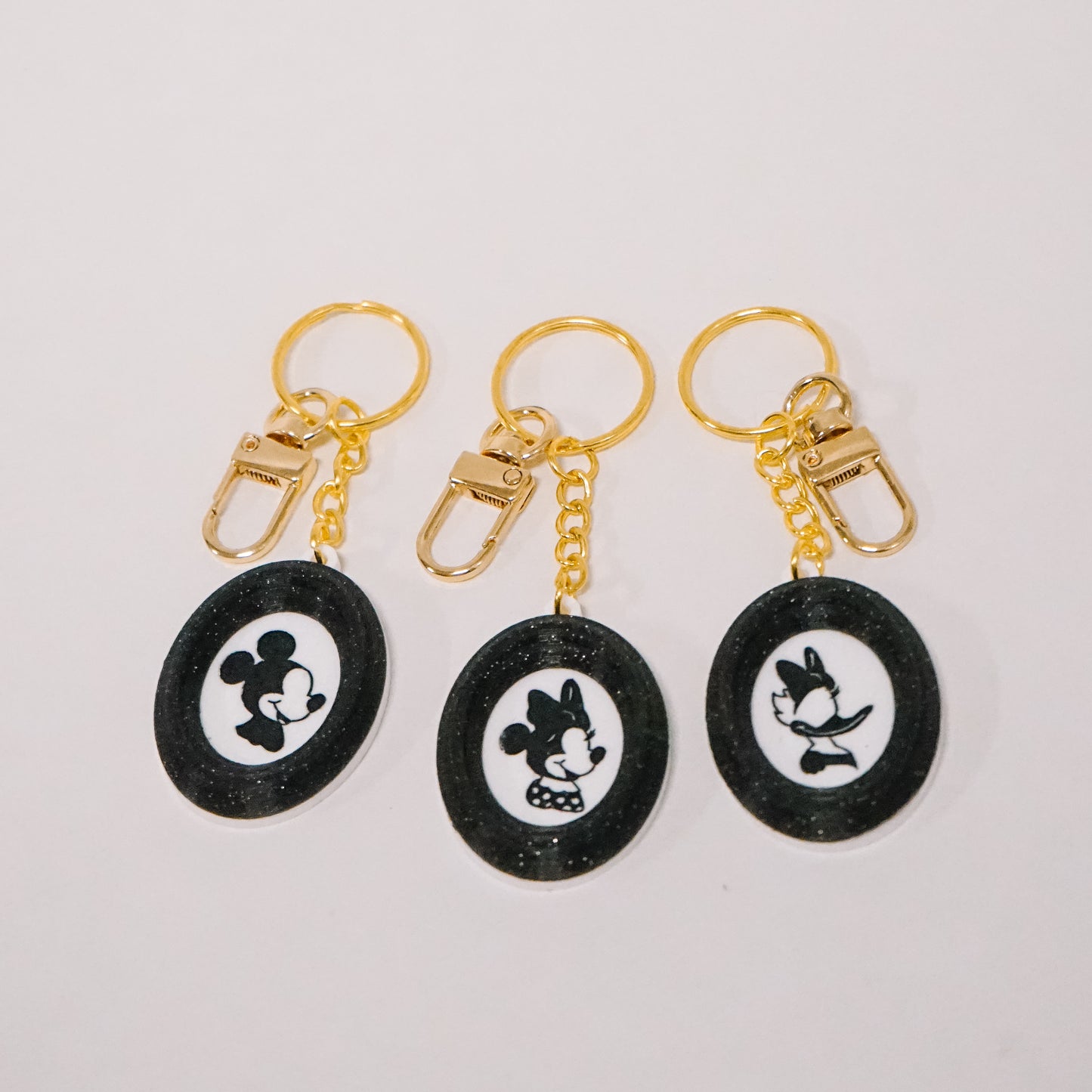 Silhouette Frame Bag Charm