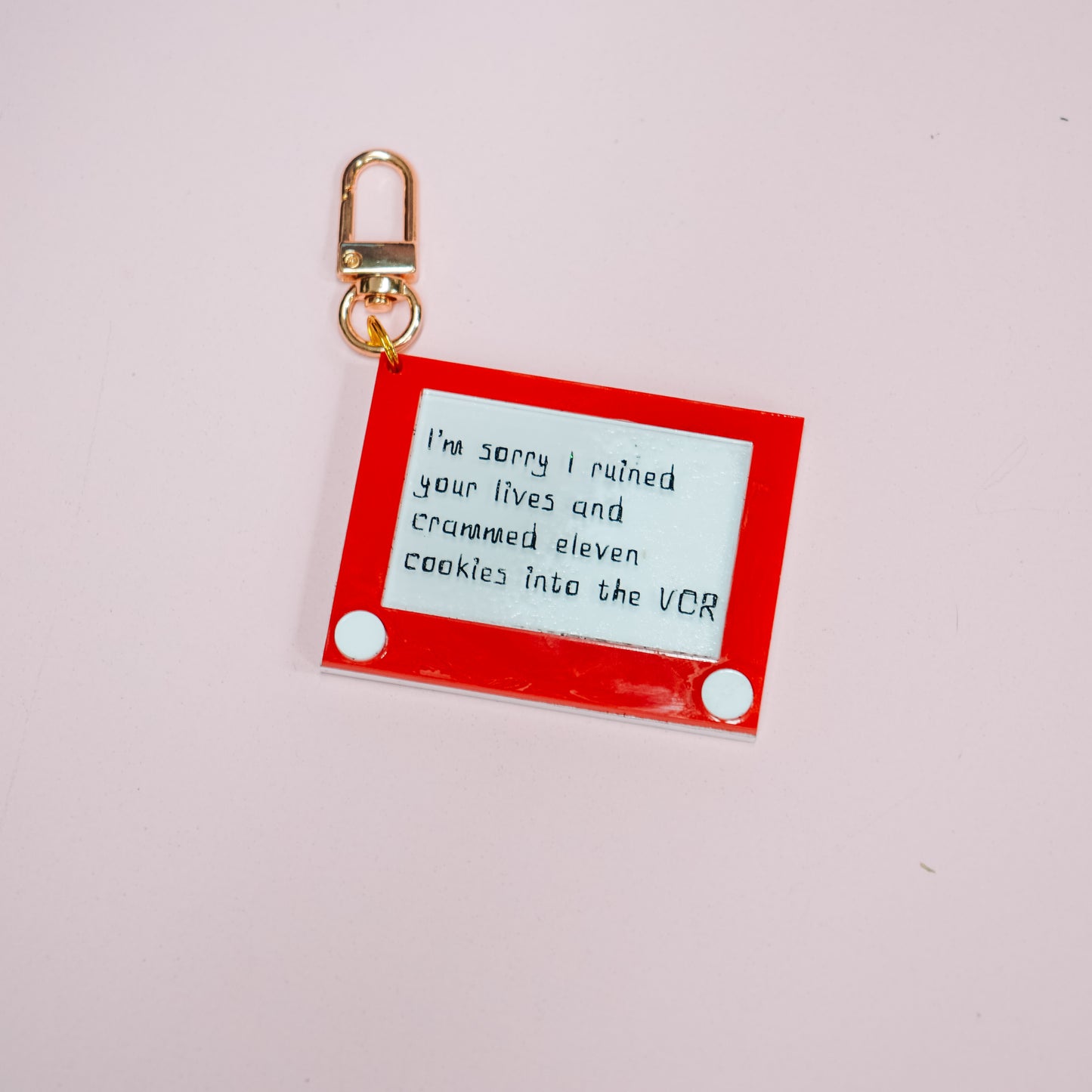 Etch A Sketch Bag Charm