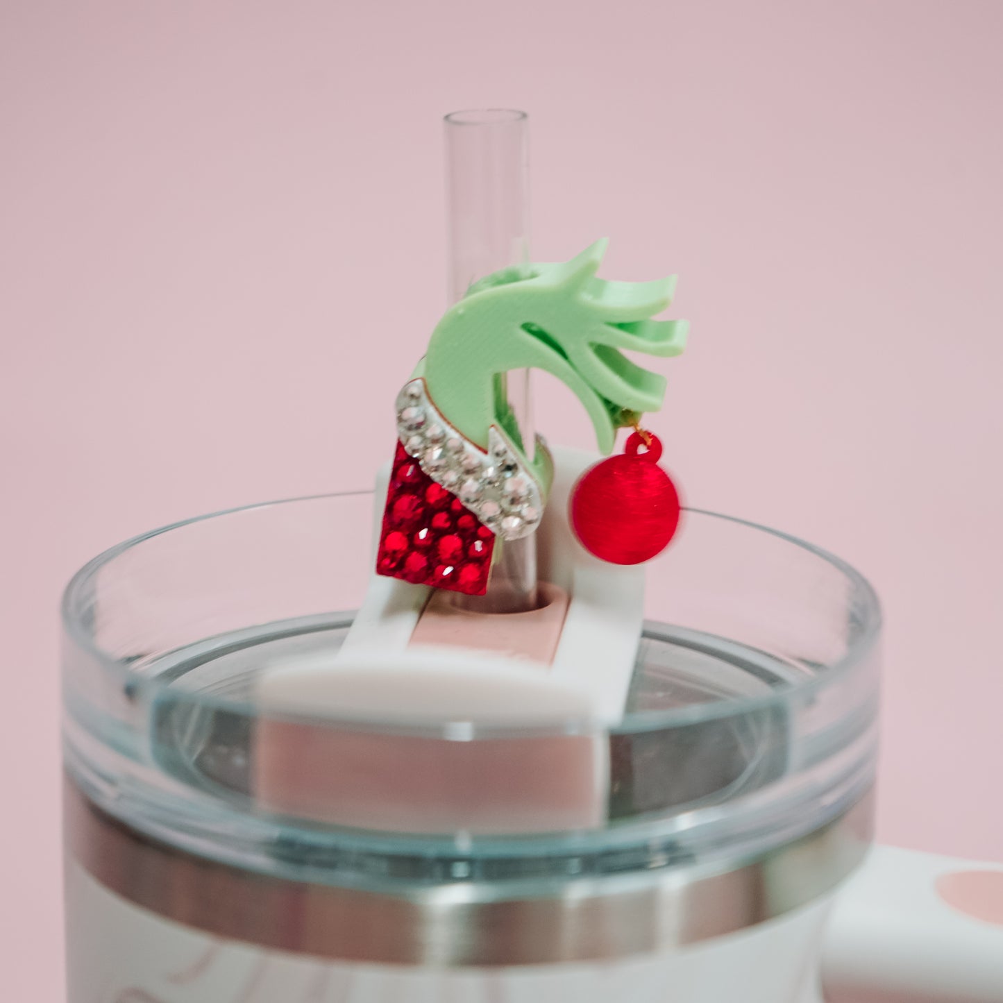 Christmas Thief Straw Charm