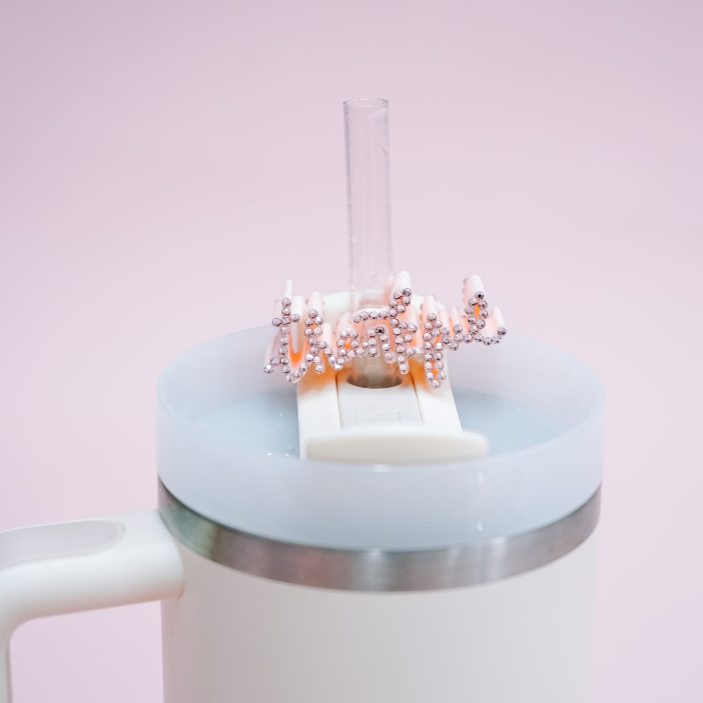 Thankful Straw Charm