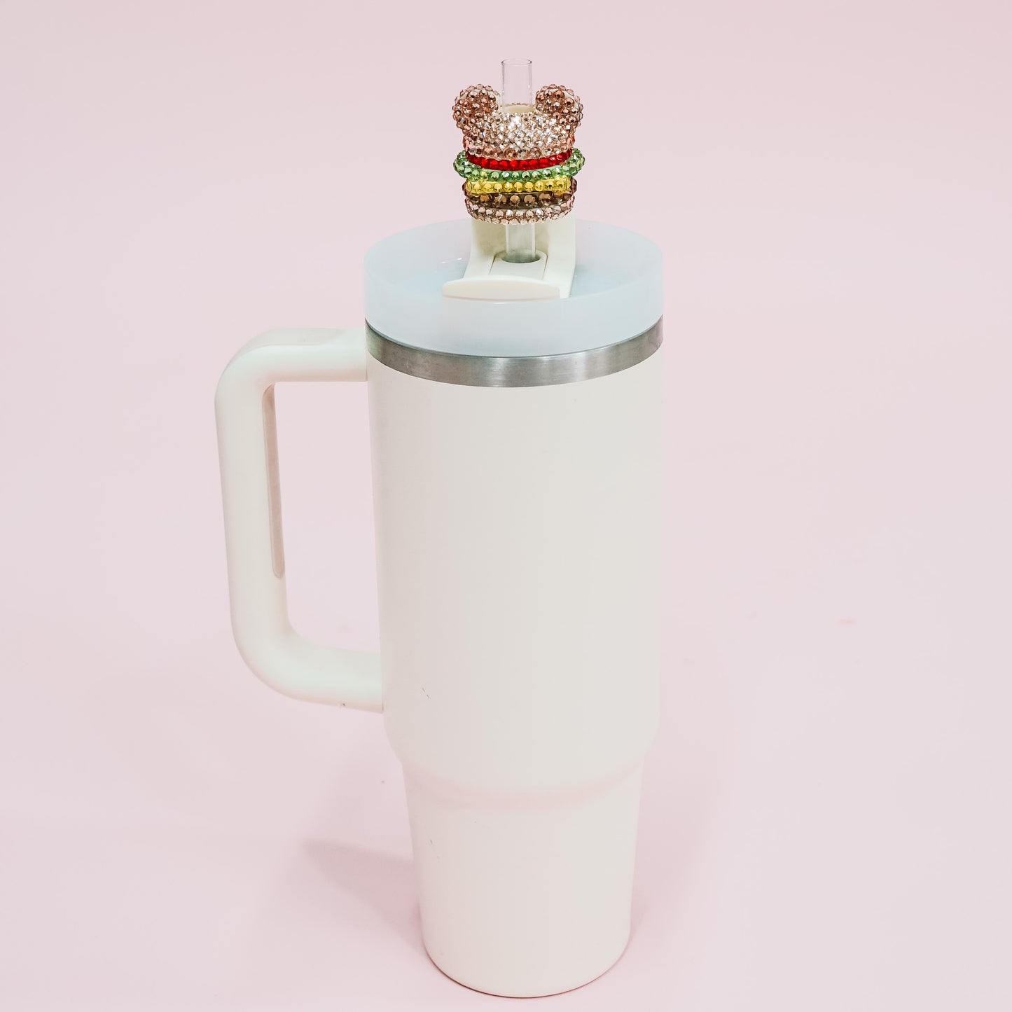 Ears Burger Straw Charm