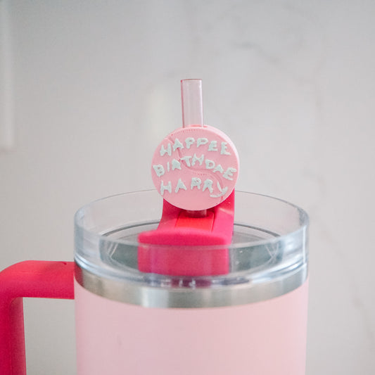HBD Harry Cake Straw Charm