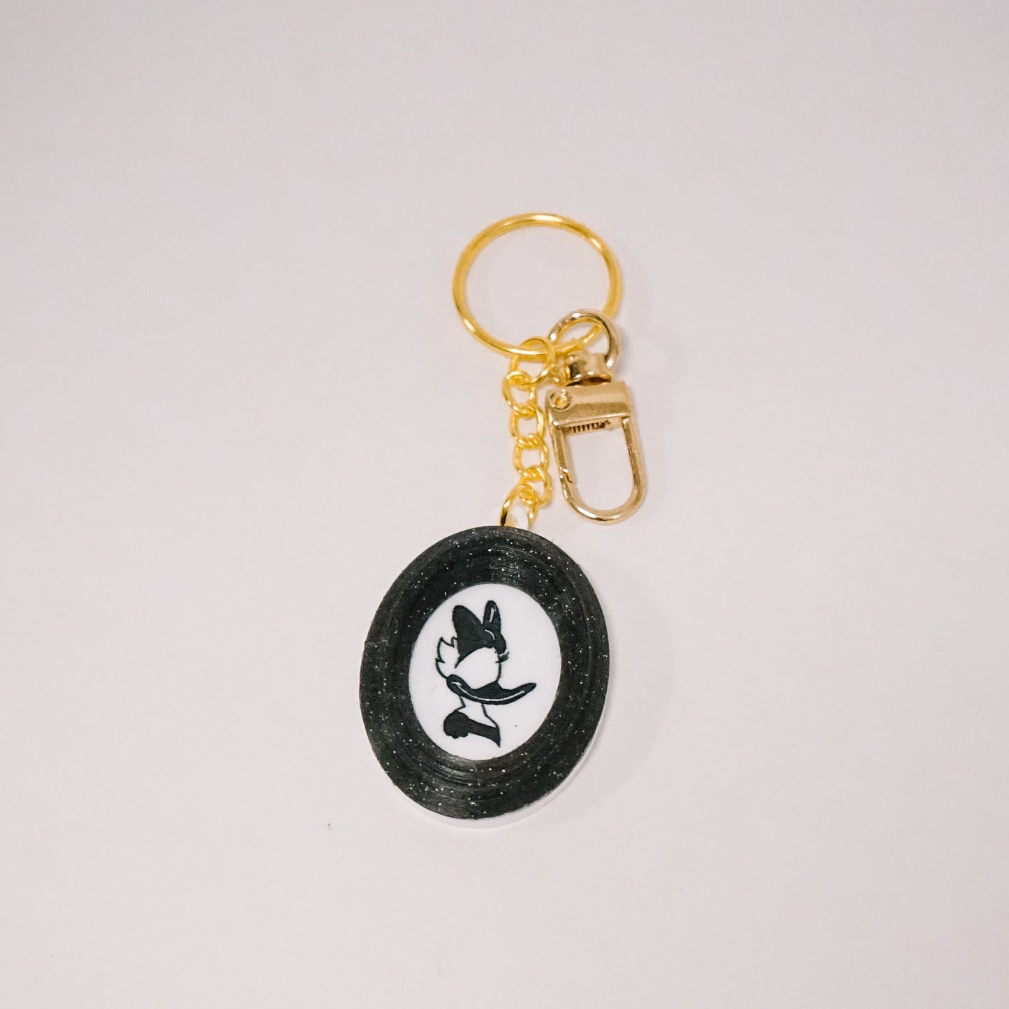 Silhouette Frame Bag Charm
