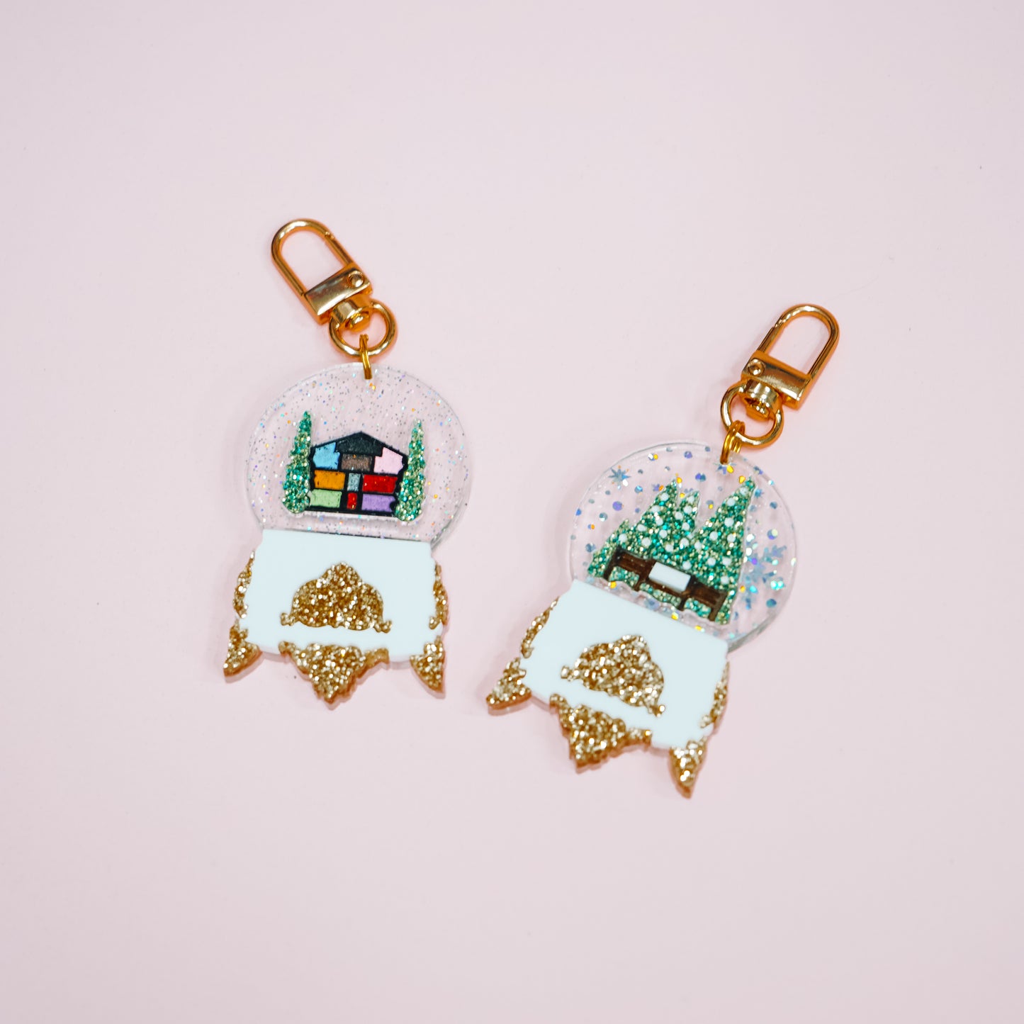 Snow Globe Bag Charm
