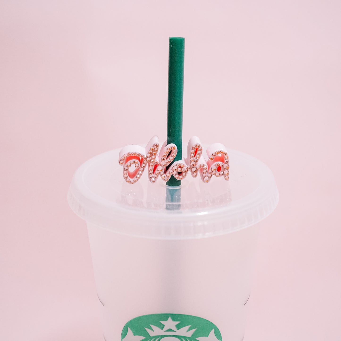 Aloha Straw Charm