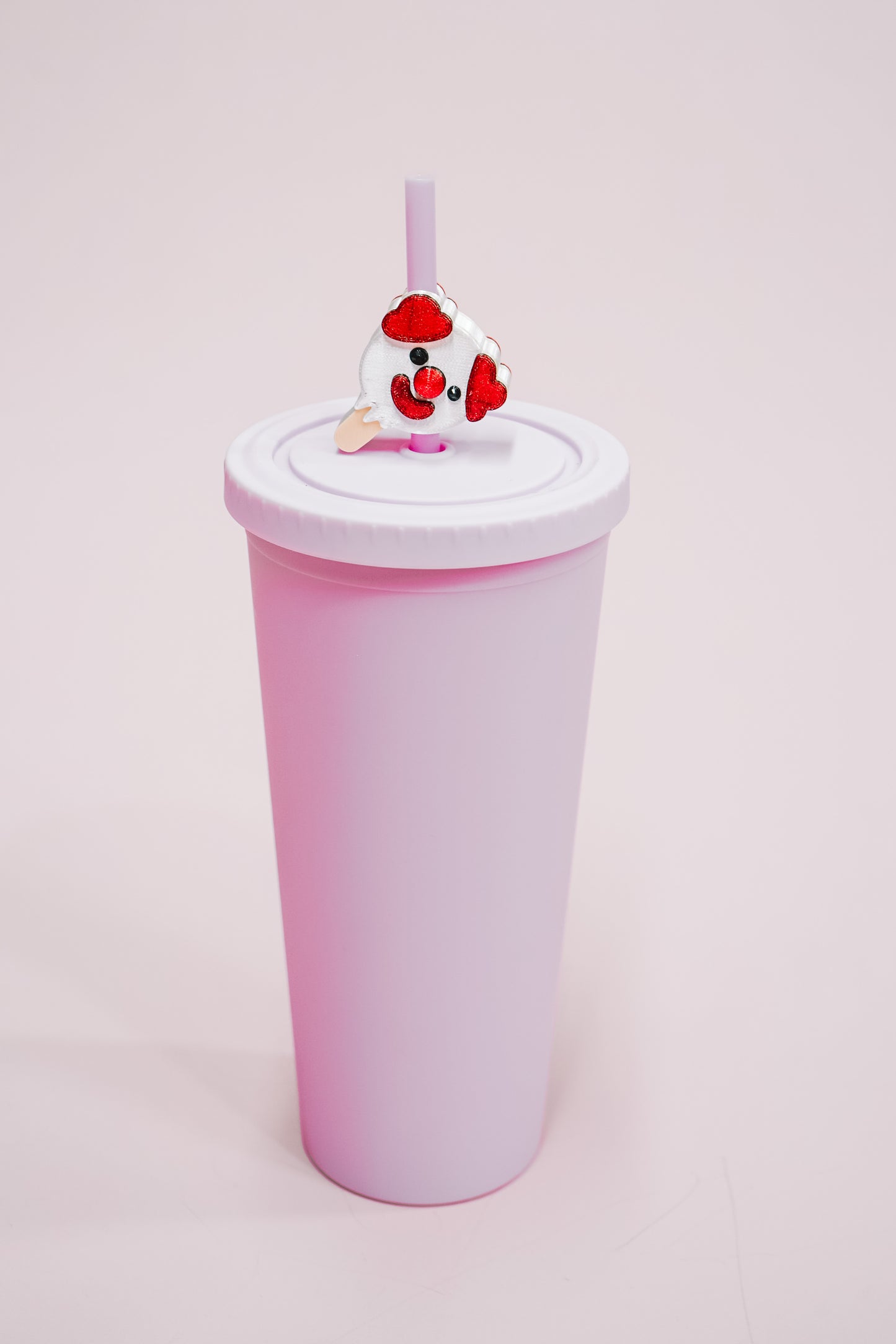 Clown Pop Straw Charm