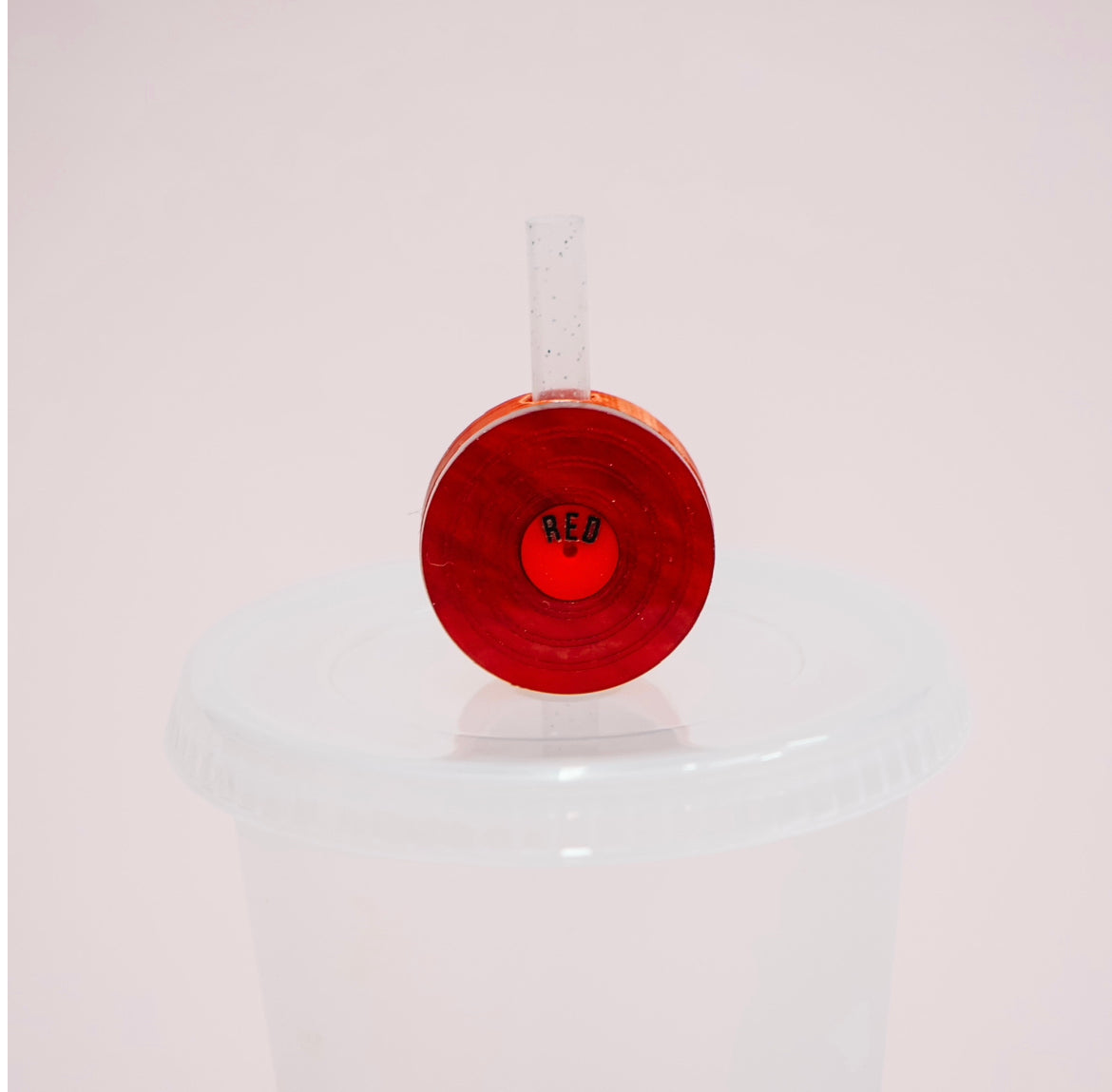 Record Straw Charm