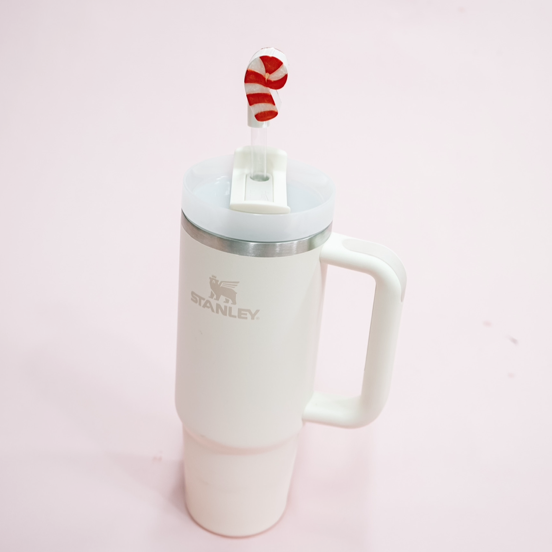 Candy Cane Straw Cover
