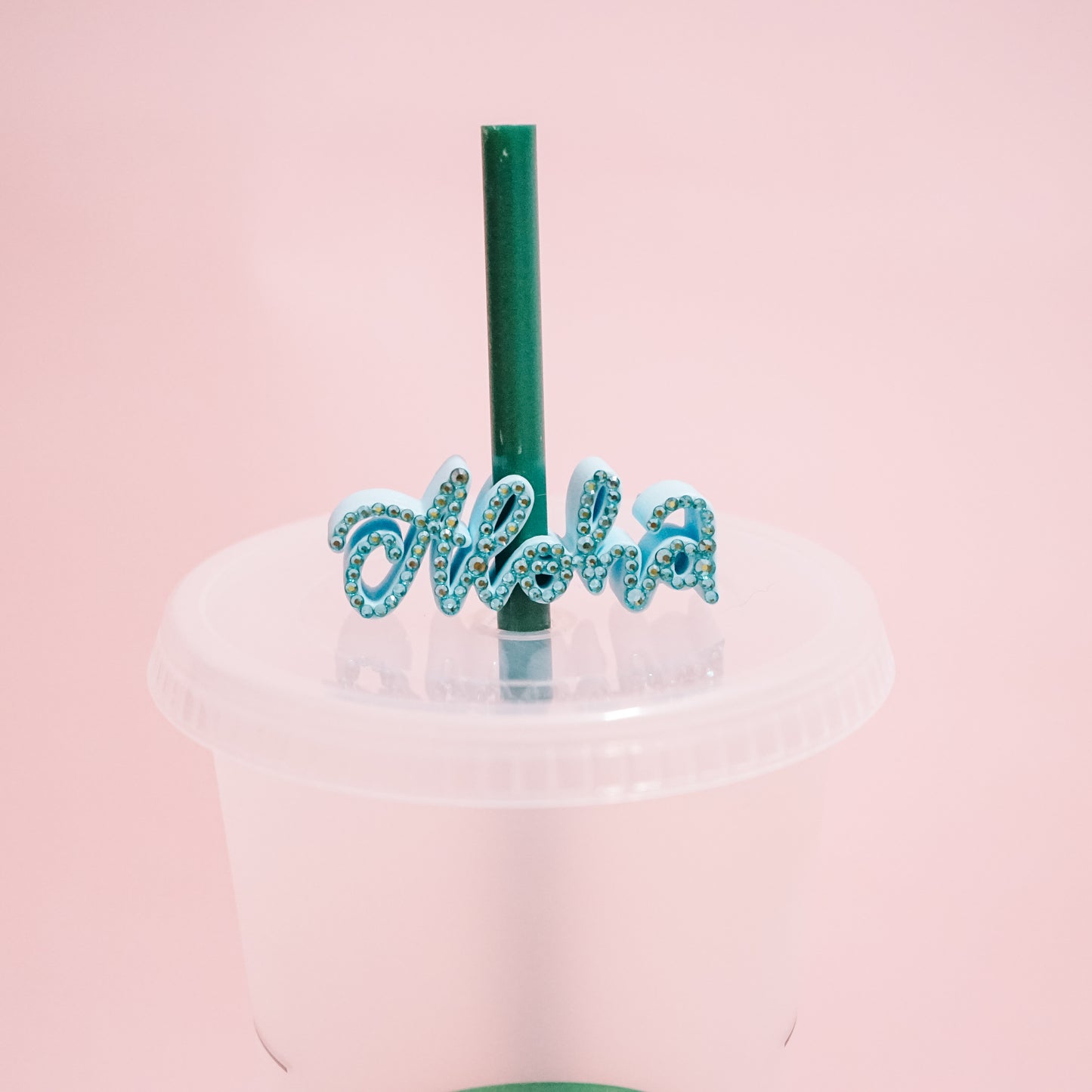 Aloha Straw Charm