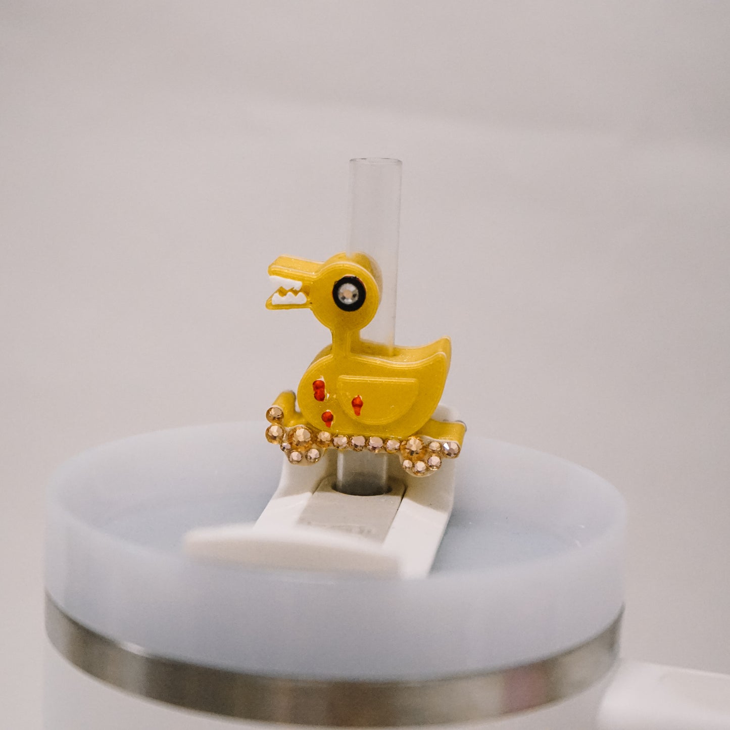 Toy Duck Straw Charm