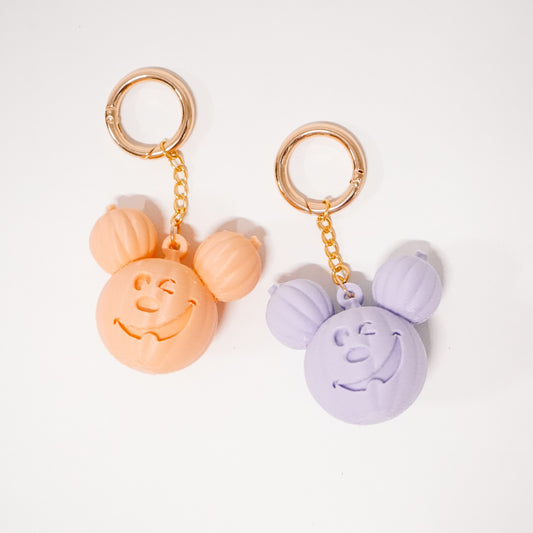 3D Winking Pumpkin Bag Charm