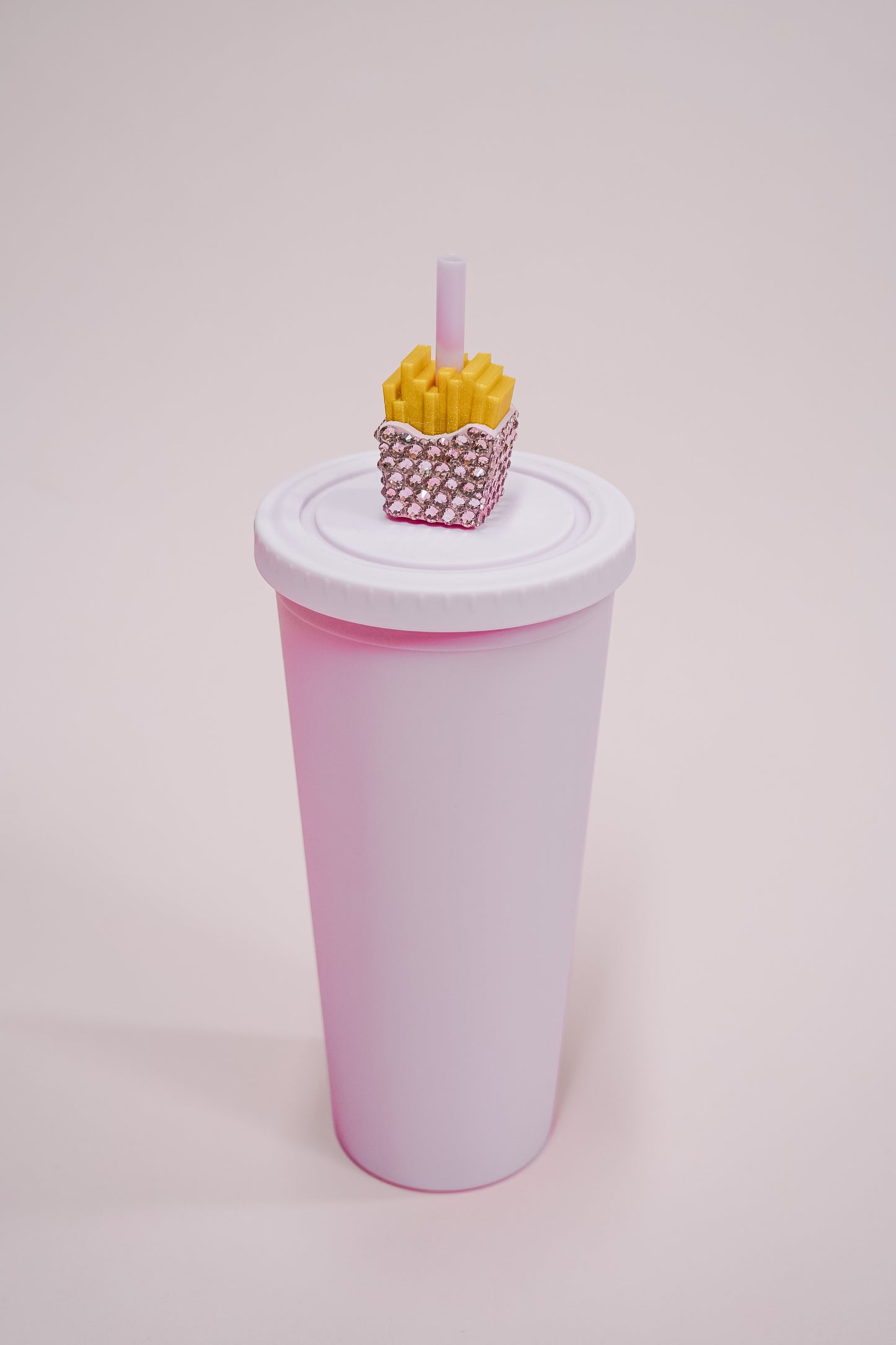 French Fries Straw Charm
