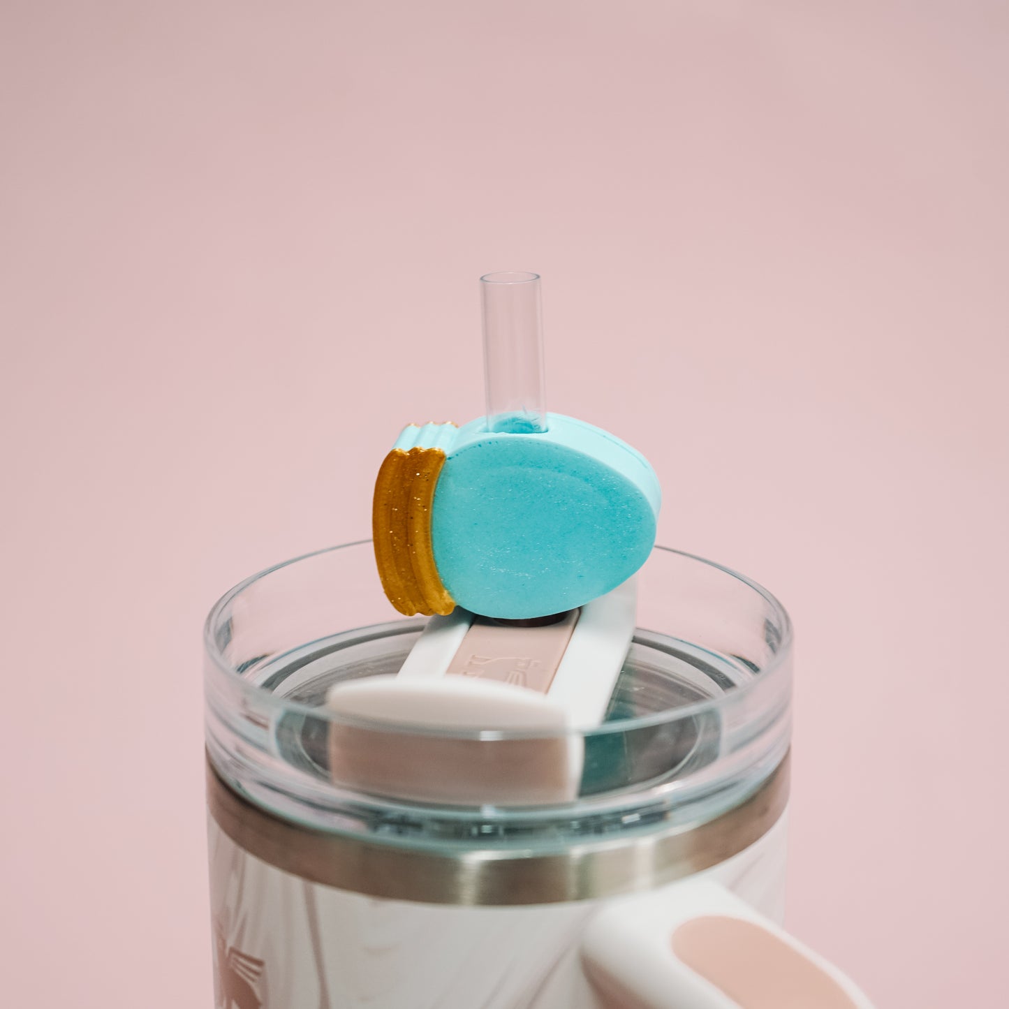 Christmas Light Straw Charm