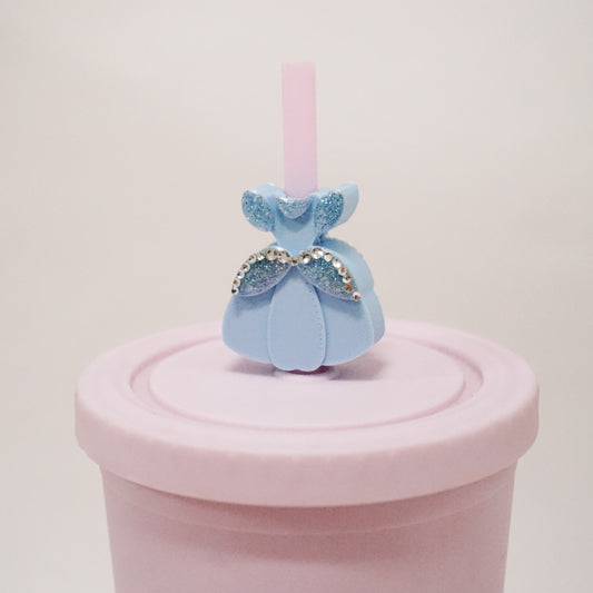 Pumpkin Princess Dress Straw Charm