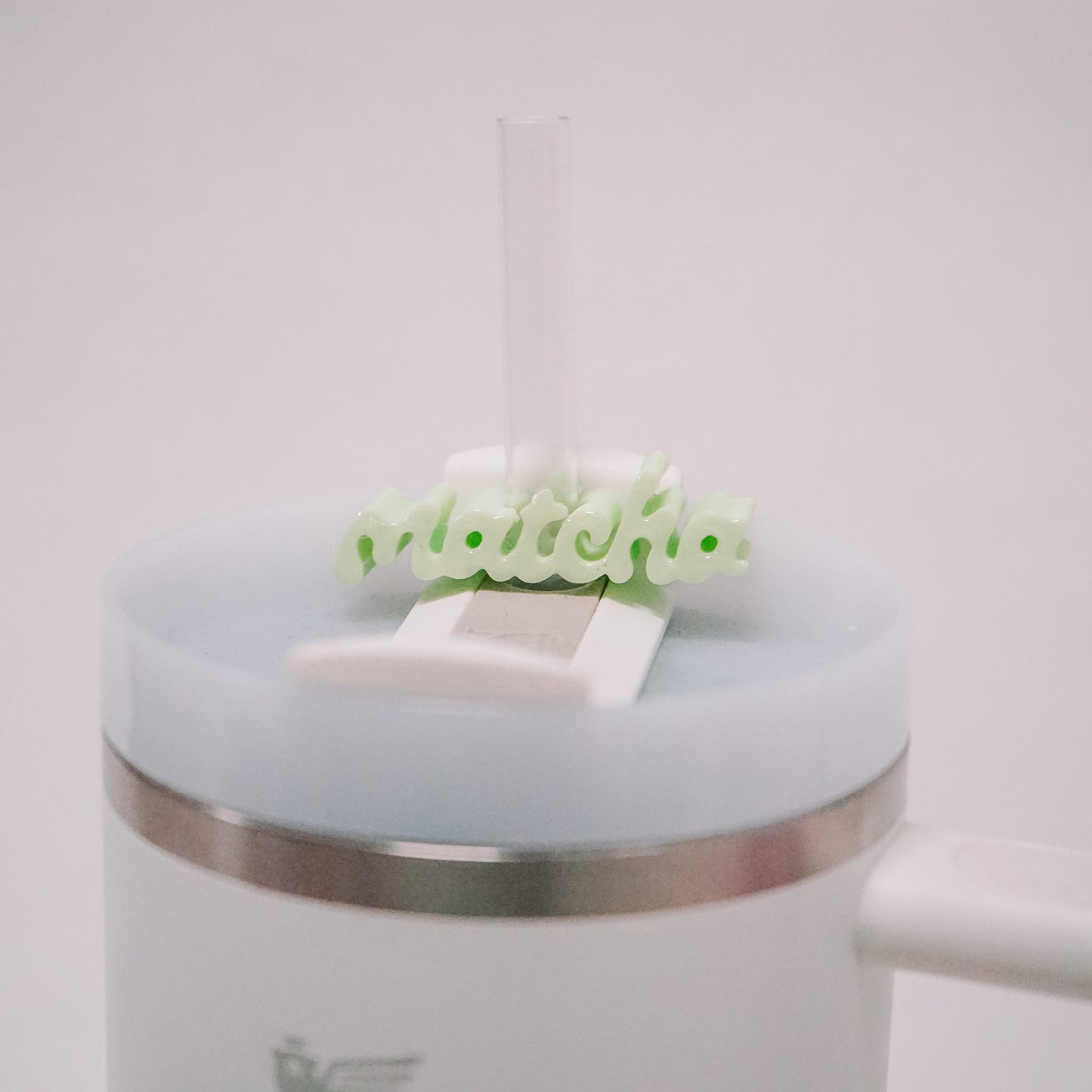 Matcha Straw Charm