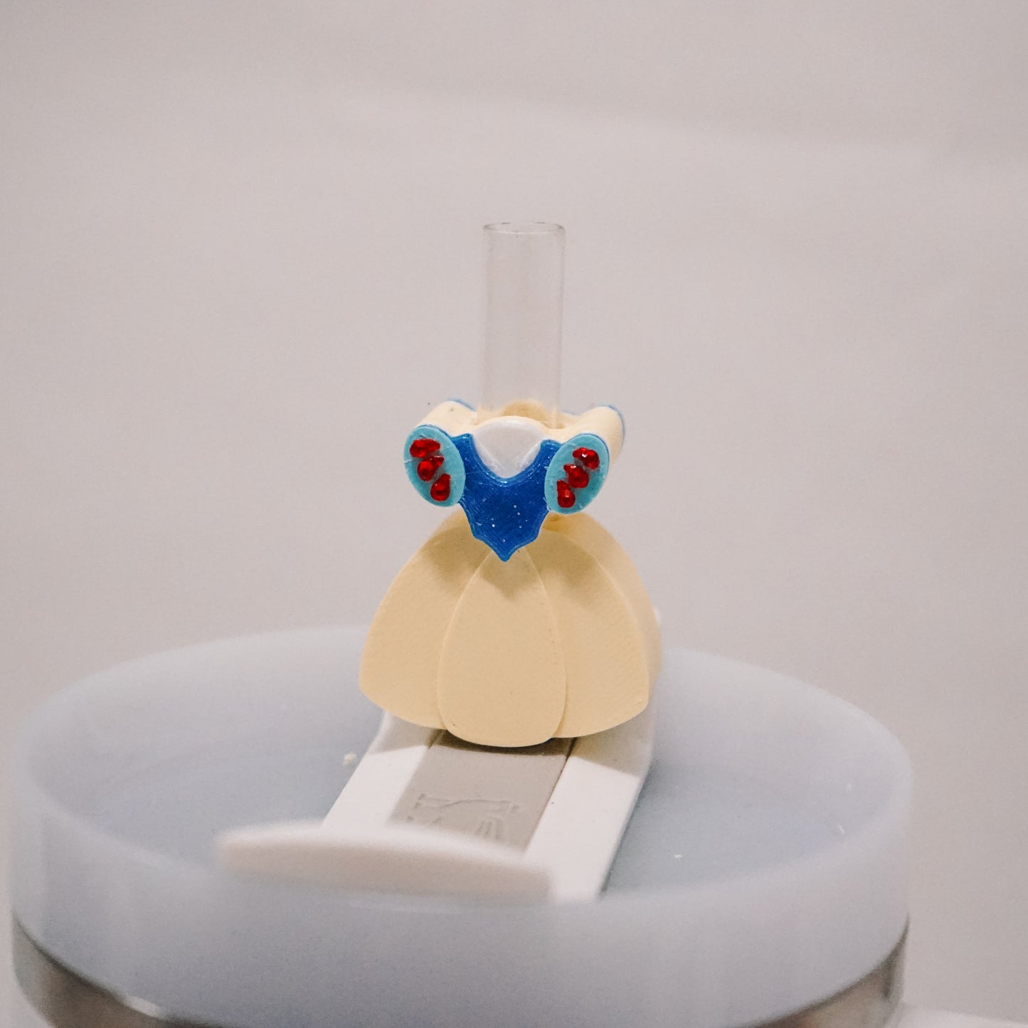 Snow Princess Dress Straw Charm