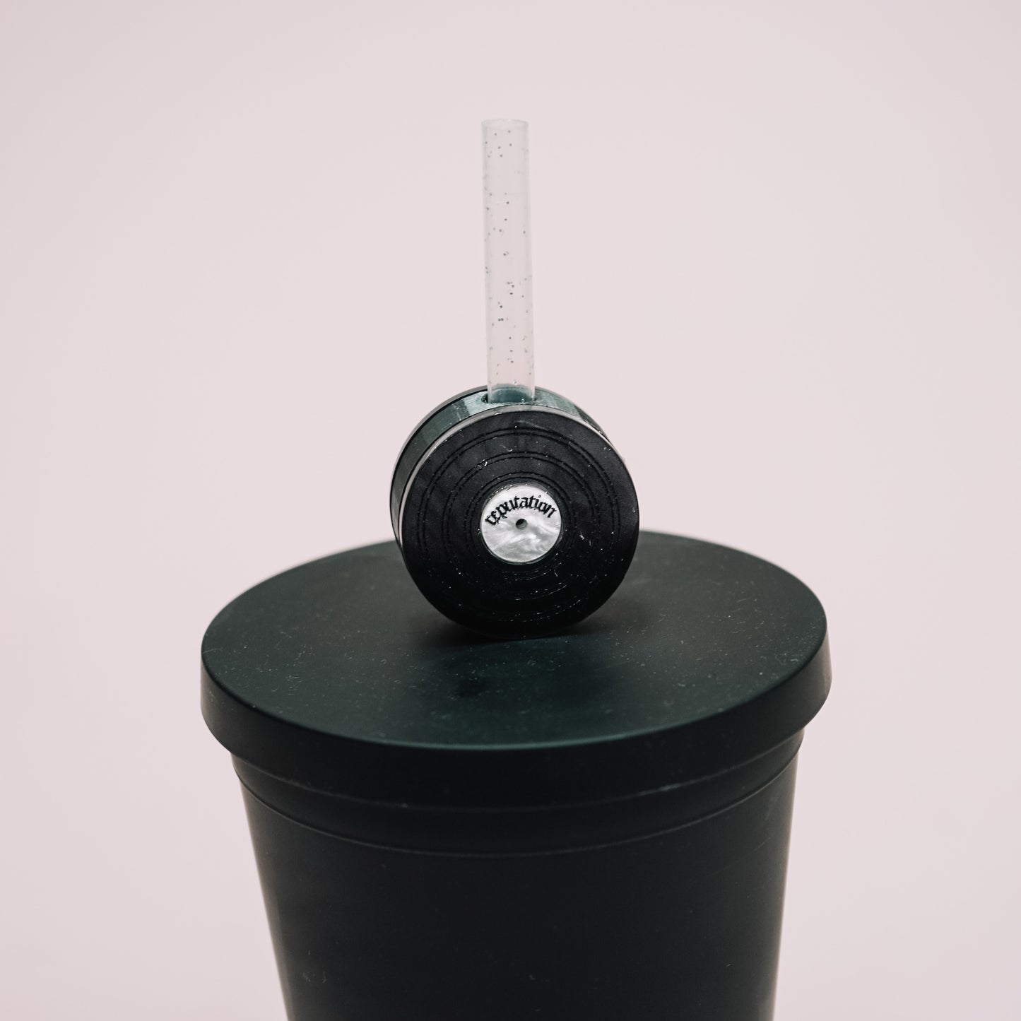 Record Straw Charm