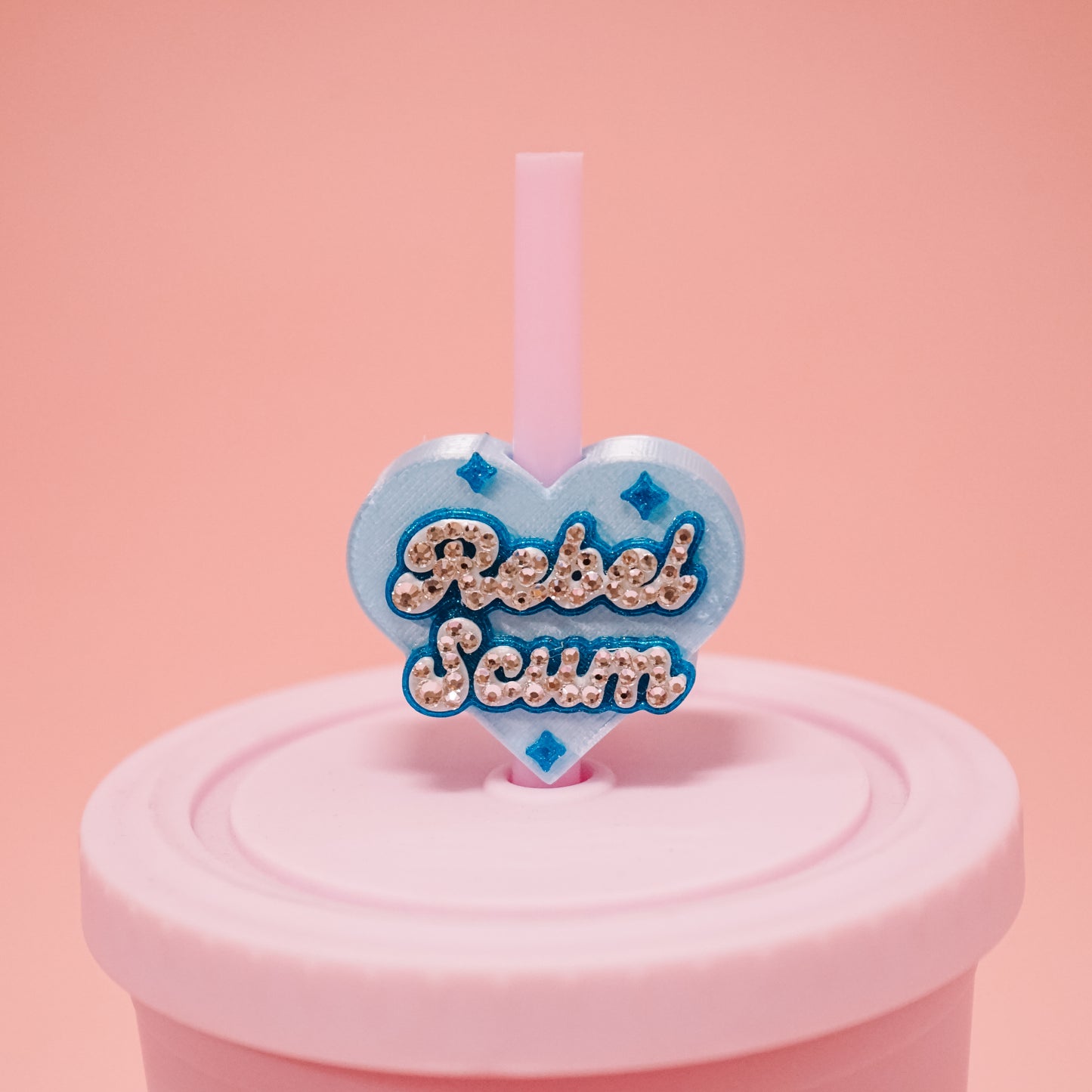 Rebel Straw Charm