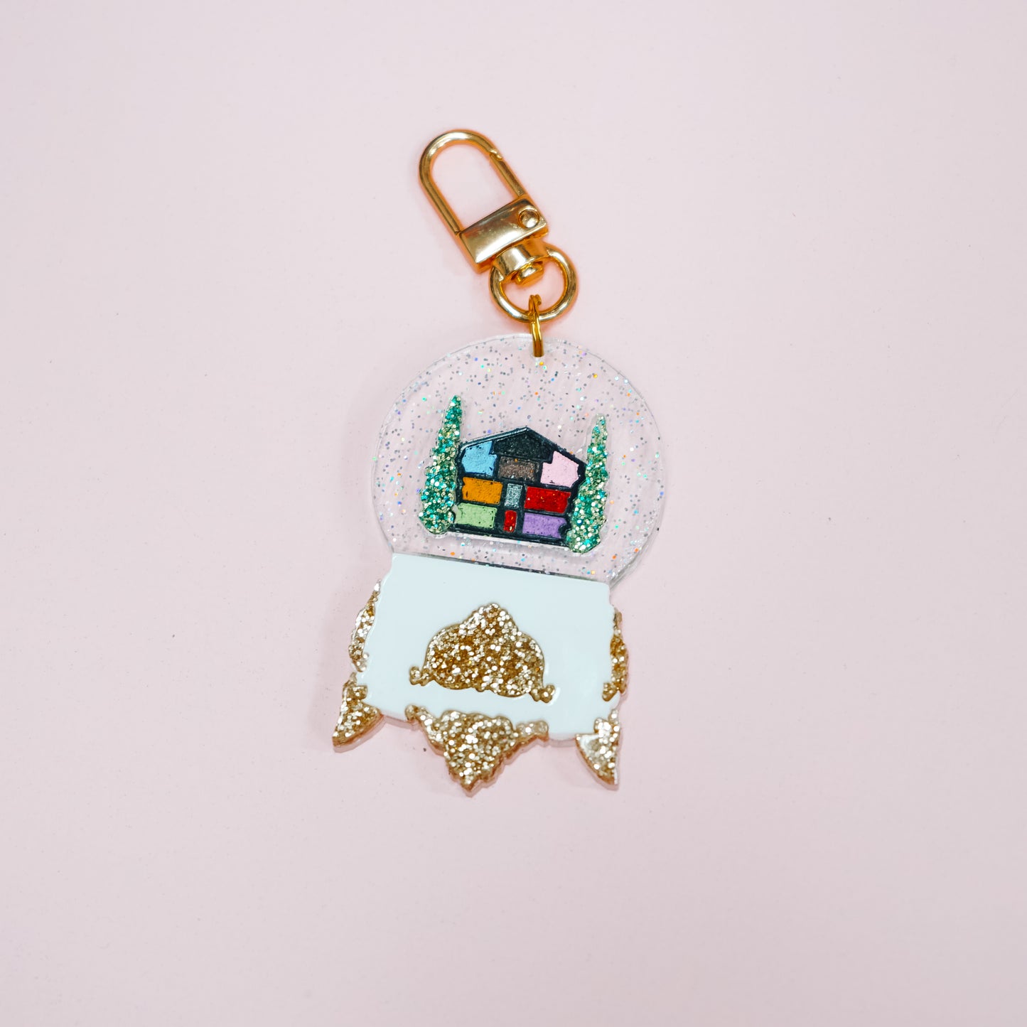 Snow Globe Bag Charm