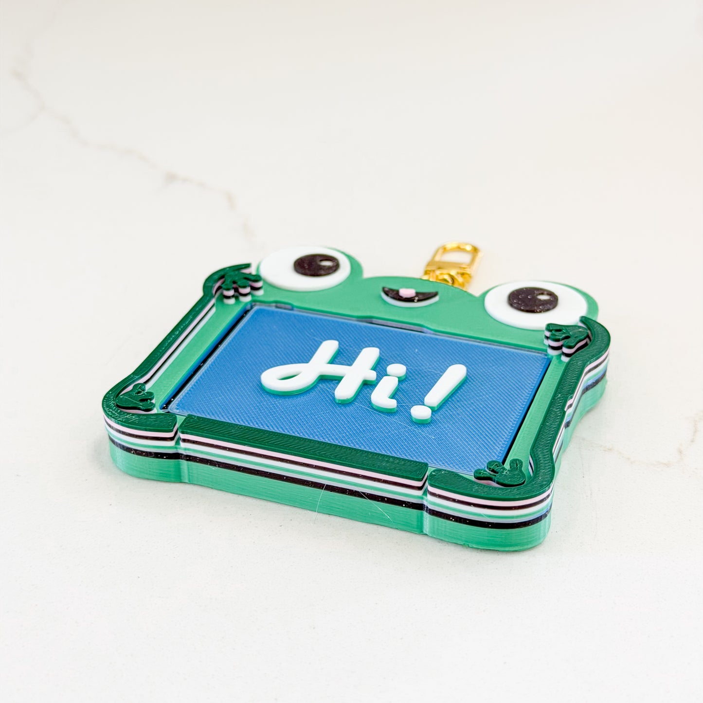 3D Lily Pad Bag Charm