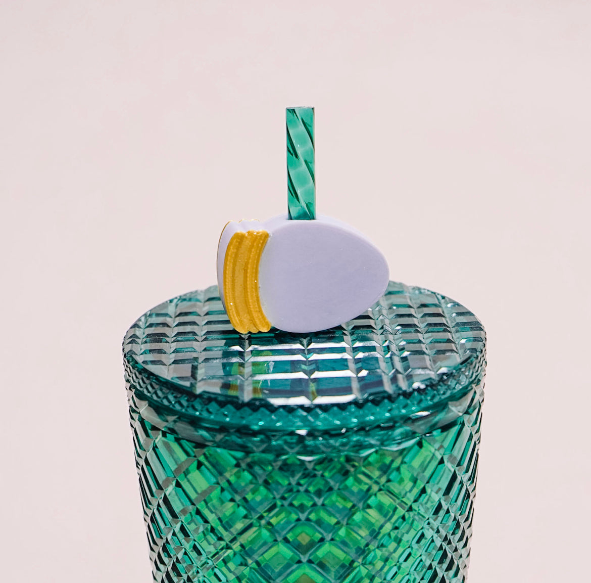 Christmas Light Straw Charm